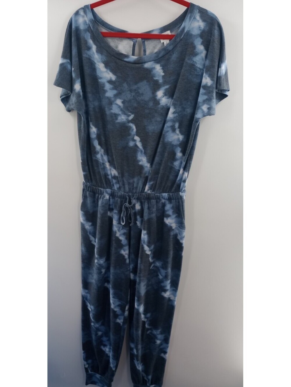 Peyton Jensen Jumpsuit Blue Size Large Casual 045